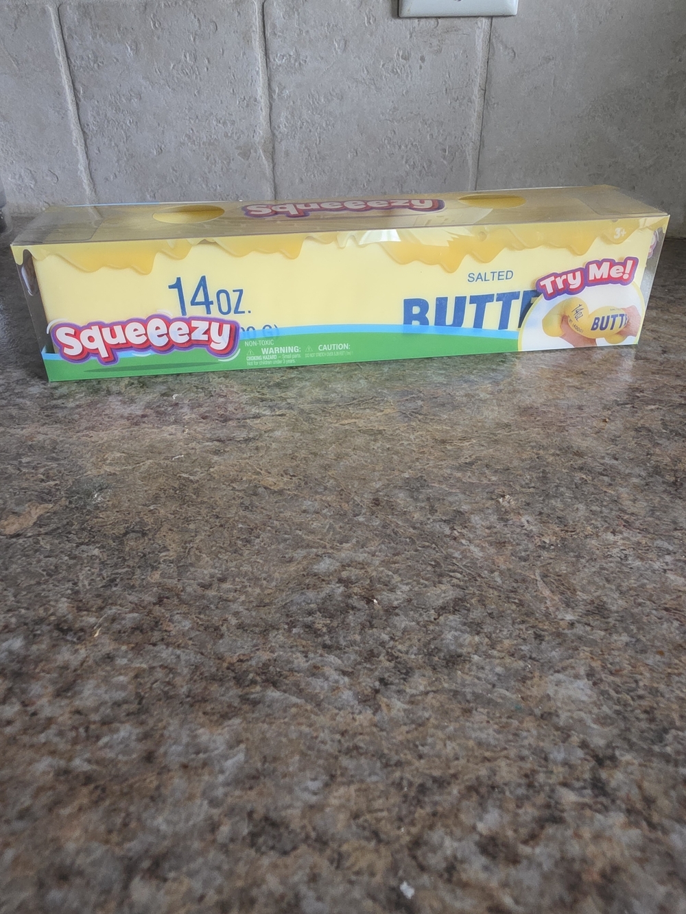 Jumbo Butter Stick Squishy 14oz Squeeezy Viral Sensory Fidget Toy